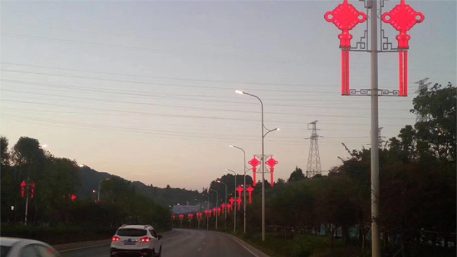 菏澤4號(hào)中國(guó)結(jié)景觀亮化項(xiàng)目